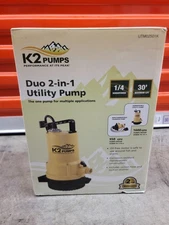 1/4 HP Duo 2-in-1 Utility Pump UTM02501K NEW