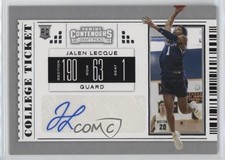 2019-20 Panini Contenders Draft Picks College Ticket Jalen Lecque #119 Auto 5w7
