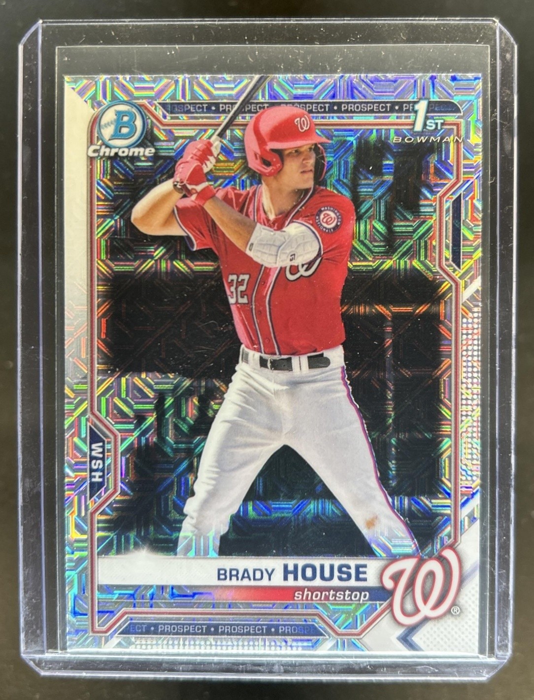 2021 Bowman Draft Brady House Chrome Asia Refractor #BDC-186 Nationals
