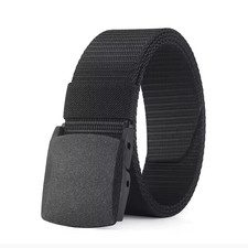 Quick Release Work Belt Tactical Men Army Webbing Nylon Military Waistbelt UK