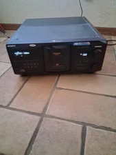 Sony CD Player CDP-CX455 400 CD Disc Changer No Remote Y2K Old School Audio Juke