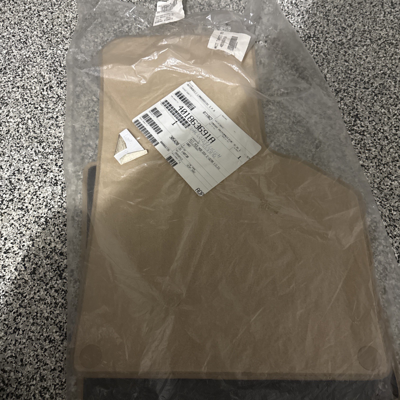 Lamborghini Gallardo Tan Tailored Carpets 2003-2005 New Oem