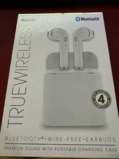 SENTRY BT957W TRUE WIRELESS MICRO IN EAR BUDS WITH CHARGING CASE - WHITE