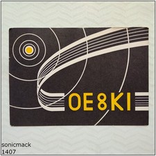 QSL Card OE8KI Klagenfurt Austria Ing. Hans Krejci 1967 Postcard (P1407)