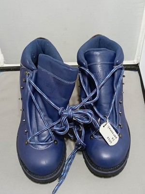 Najee Mens LL Cool J Kilimanjaro Low Leather Casual Work  (Blue) Boots Size 10