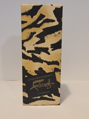 Vintage Faberge Tigress Cologne 2oz ***BOX ONLY***