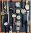 Lot of Vintage Watches / Including: Elgin, Caravelle, Belfort, Holland and Timex