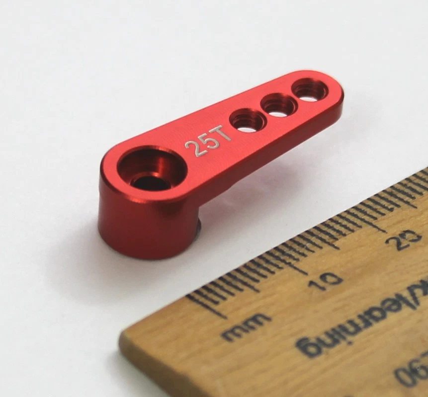 Black Servo Horn/Arm 25 Teeth/Tooth 25T Aluminium for Futaba RC Buggy/Plane - Image 2 of 4