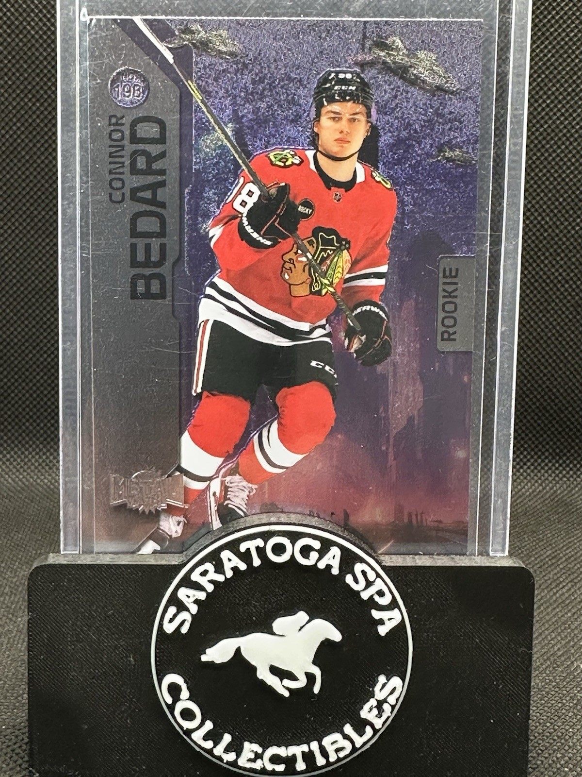 2023-24 Skybox Metal Universe Rookies Connor Bedard #198 Rookie RC