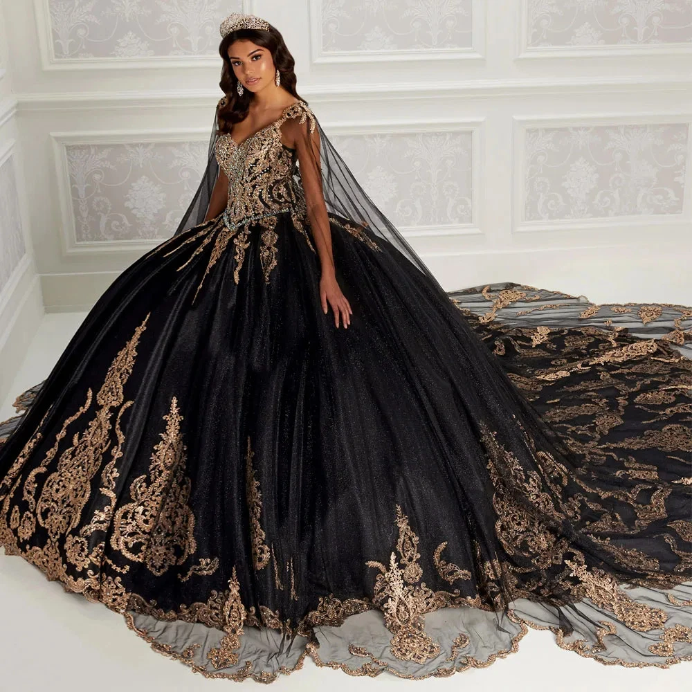 black and white quince dresses Quinceaera Back Details Off Shoulder Illusion Sweetheart Embellished