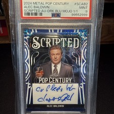 2024 Leaf Metal Pop Century ALEC BALDWIN Inscription Auto Autograph 1/1
