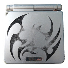 Console Nintendo GameBoy Advance SP Tribal en État de Marche avec Chargeur 