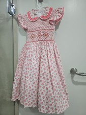 NEW Smocked Floral Dress Girls Size 4T