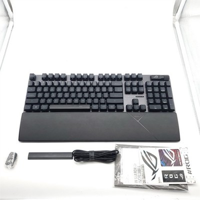 ASUS ROG Strix Scope II Gaming Keyboard, pre-lubed ROG RX Red Optical switches