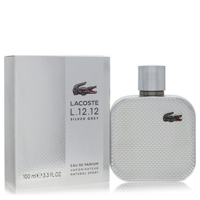   Lacoste Eau De Lacoste L.12.12 Silver Grey by Lacoste Eau De Parfum 3.3 oz  