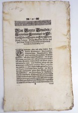 Dekret Bier Brauerei 1723 blauer Kurf&uuml;rst von Bayern Maximilian Emanuel