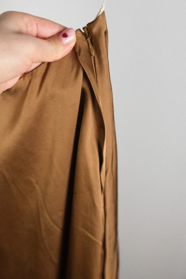MARNI Asymmetric Skirt | Chocolate Brown | Silk Lining | Size 40 | Made in Italy - Image 2 of 4