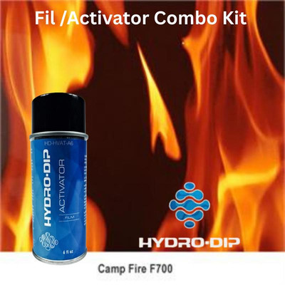 Hydro Dip  Film Activator Combo Kit HD-FLM700 Camp Fire (100cm) 3 Meter Accessor
