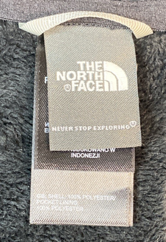 The North Face Morning Glory Fleece Jacket Black And Gold Women's L thumbnail 8