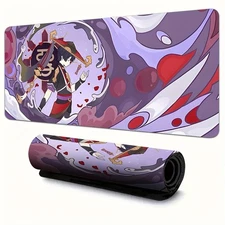 HOT-40*90cm1pc Scaramouche Anime Gaming Desk Mat & Mouse Pad - Non-Slip Rubber B