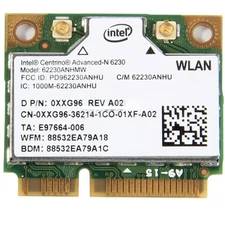 Centrino Advanced-N 6230 abgn WiFi Bluetooth 3.0 Wireless N Combo Card for Intel