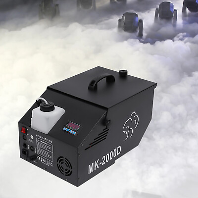 #ad #ad Low Lying Fog Machine Wedding DJ Stage Smoke Effect DMX Dry Ice Fogger w Remote $149.77