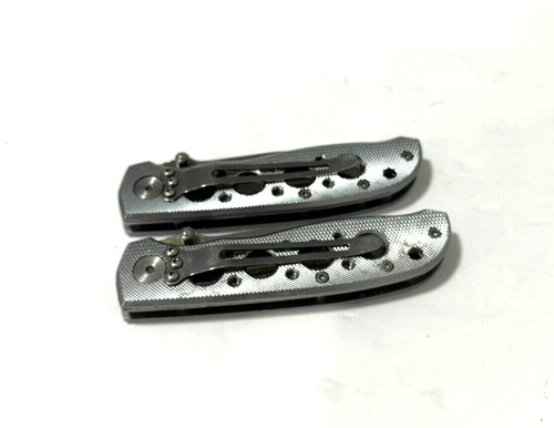 Lot Of 2 Smith & Wesson CK105H EXTREME OPS SILVER Pocket Knife Folding - Picture 6 of 6