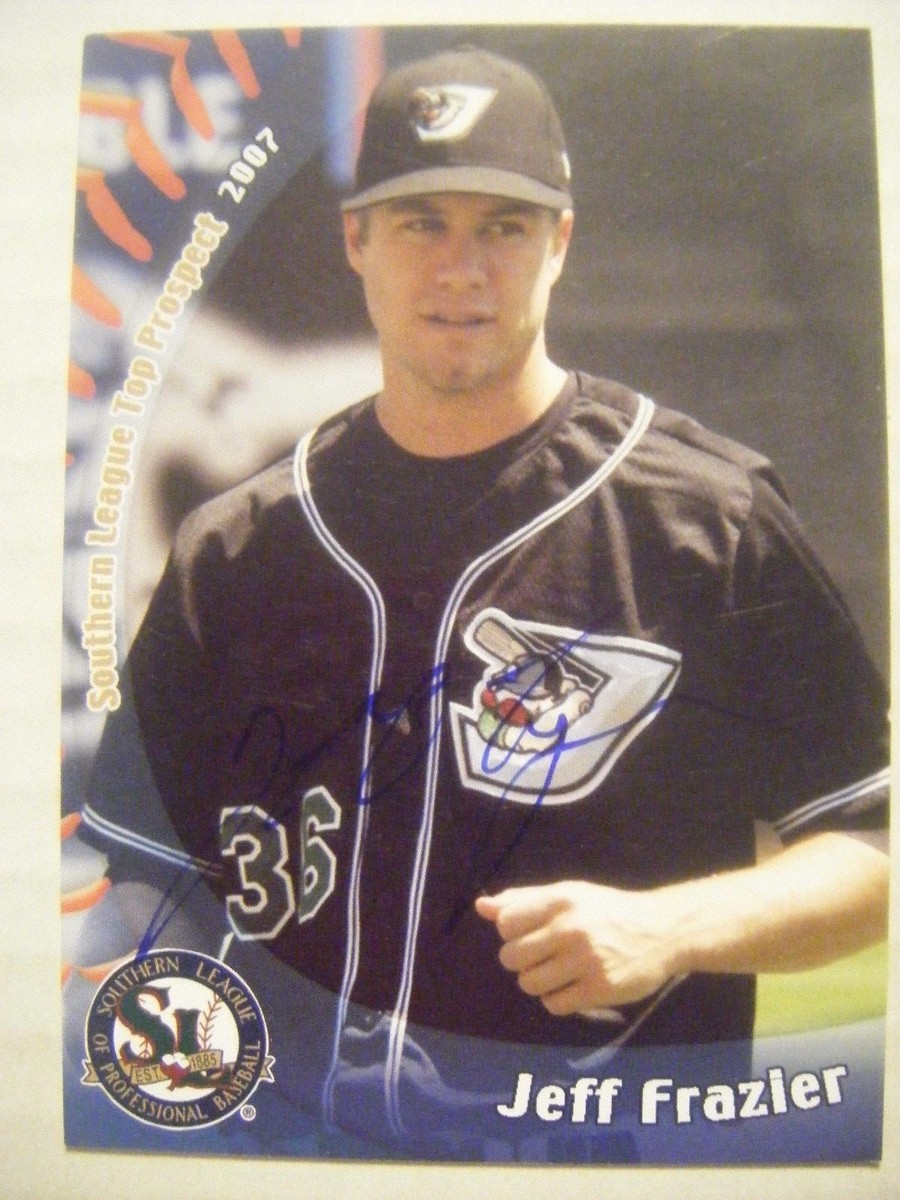 JEFF FRAZIER signed TIGERS 2007 SOUTHERN LEAGUE Top Prospect