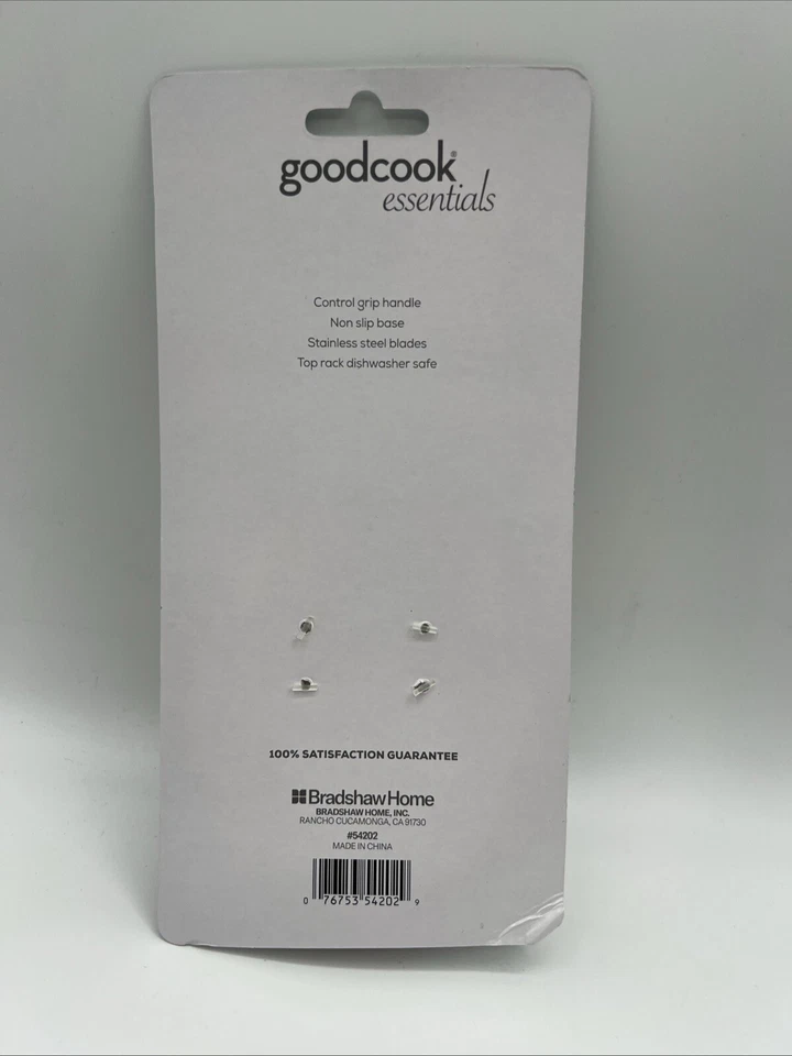 Fatiador de ovos GoodCook clássico fios de aço inoxidável cabo de controle branco antiderrapante - Imagem 4 de 4