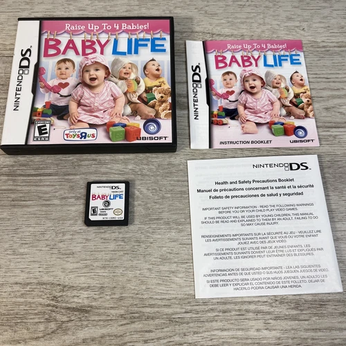 Baby Life (Nintendo DS, 2010) Complete in Box - CIB - Tested/Works!