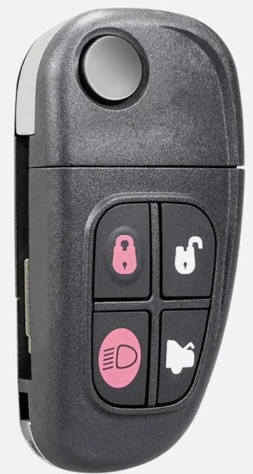 2 para Select Jaguar 2001-2008 sin llave 4 botones mando a distancia abatible llavero NHVWB1U241 Foto 4 de 4