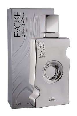 AJMAL EVOKE SILVER EDITION EAU DE PARFUM FOR WOMEN WITH FREE SHIPPING - 75 ML