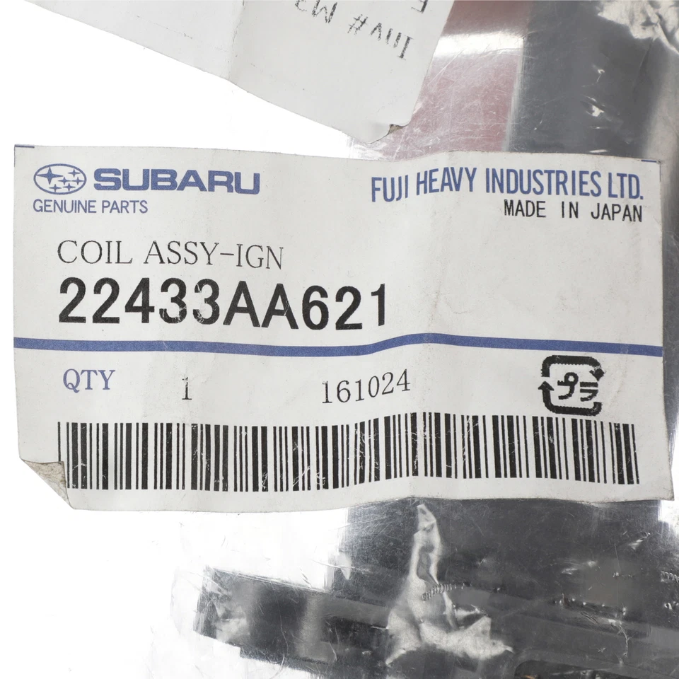 Bobina de encendido genuina OEM 2010-2012 Subaru Outback Legacy 2,5 L H4 NUEVA 22433AA621 Foto 4 de 4
