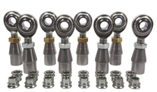 ECONOMY 4 LINK KIT 1/2 x 1/2-20 WITH 1/2-3/8 HMS .065 BUNG HEIM JOINTS