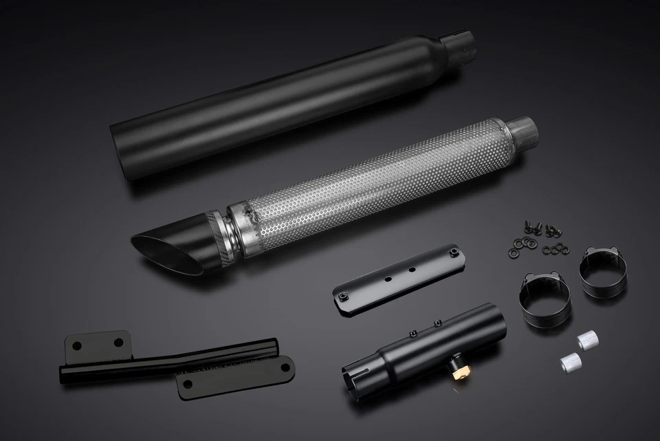 Yamaha XV950 Bolt 2014-21 Delkevic 21" Cerámica Corte Corte Corte Deflector Deslizable Silenciador Foto 4 de 4