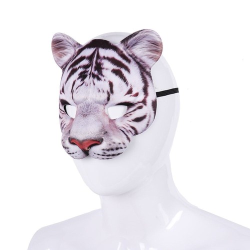 Accessory Half Face Mask Halloween Masks 3d Animal Mask Masquerade Masks - Picture 3 of 18