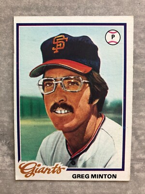 #ad #ad 1978 Topps GREG MINTON Oddball Funny Fake Painted Portrait Baseball Card #312 $3.99