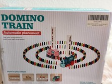 Domino Train Car Toy, Dominoes Automatic Stacking Game