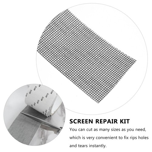 Bildschirmreparaturaufkleber Reparaturset Für Fliegengittertüren Klebeband - Bild 3 von 7