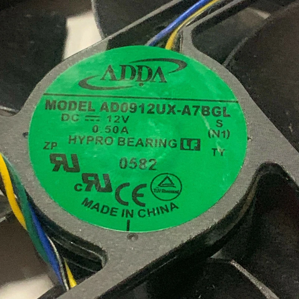 Genuine ADDA Hypro Bearing 4-Pin 12V 0.50A Cooling Fan AD0912UX-A78GL 447580-001 - Image 3 of 3