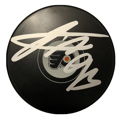 Jakub Voracek NHL Autographed Hockey Pucks
