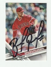 Brooks Pounders Signed 2017 Topps Update US129 Card Auto Angels Autograph COA