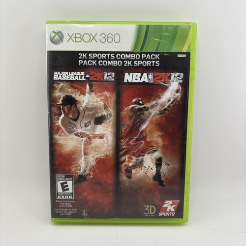 2K Combo Pack MLB 2K12/NBA 2K12 (Microsoft Xbox 360, 2011) - Picture 1 of 5