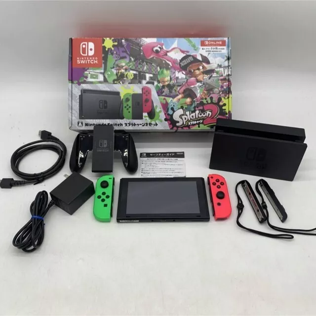 Used Nintendo SWITCH Console System SPLATOON 2 Limited Model From