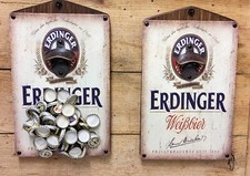 Wand Flaschenöffner bronzefbg. Bierschild Er...