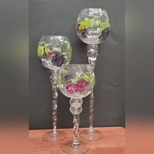 Vintage Home Essentials 3 Tiers Grapes Candleholder Set