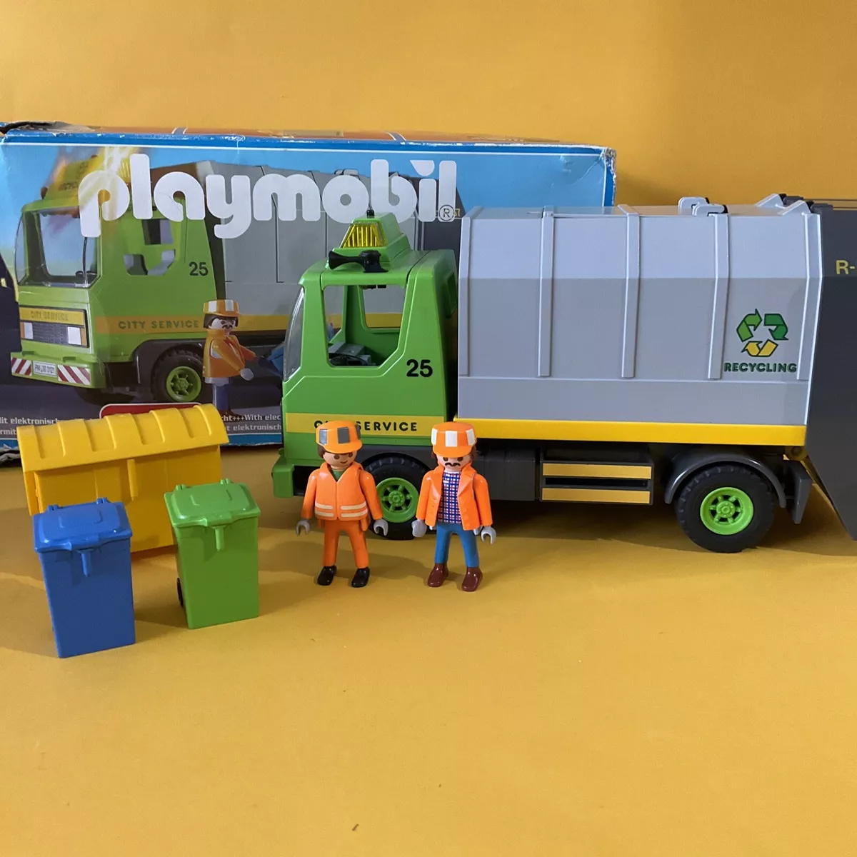 Playmobil BOXED 3121 City Life Recycling Truck Rubbish Truck See