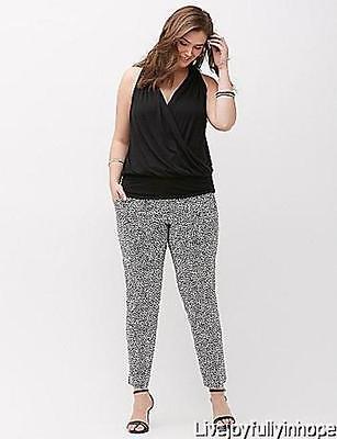 New Plus 20 or 24~ RIBBON BELTED Lace Ankle Pants 1X 2X 3X LANE BRYANT ~ NWT New Plus 20 or 24~ RIBBON BELTED Lace Ankle Pants 1X 2X 3X LANE BRYANT ~ NWT