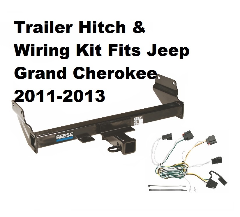 Trailer Hitch w/ Wiring For 11-13 Jeep Grand Cherokee 2