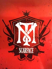 SCARFACE~EXCLUSIVE STEELBOOK~Combo Set & ART CARDS~Blu-Ray + DVD~2011~Rated R~NM